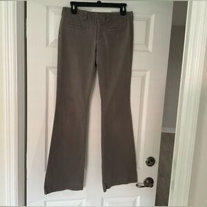 Gray Casual Pants